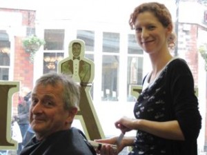 David Cradduck has a close shave for Naomi House